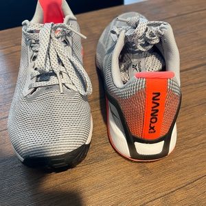Cold Grey/Black/Orange Flare Reebok Women's Nano X1 Cross Trainer Size 8.5